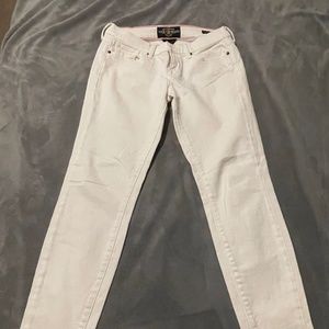 Lucky Brand Charlie Skinny White Jeans - Womens size 6 /28